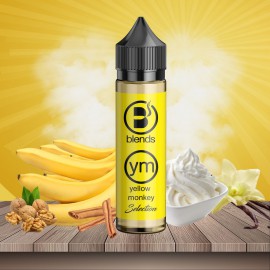 Blends Juices Selection Yellow Monkey 12 mg 30 ml - Banana, Baunilha, Canela e Nozes