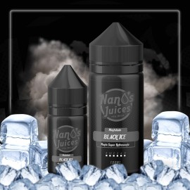 Nanos Juices Black Ice 9 mg 30 ml - Menthol Super Gelado