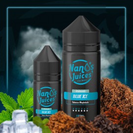   Nanos Juices Blue Ice 0 mg 30 ml - Tabaco Mentolado Sabor Verdadeiro