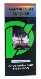   4 Cartuchos Xros Corex 2.0 2ml 0.6 ohm mesh - Reposio - Vaporesso