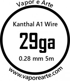 Fio Kanthal 29ga - 0.28mm - 5 m