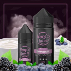 Nanos Juices Nanoberries 12 mg 30 ml - Iogurte de Amora e Blueberry